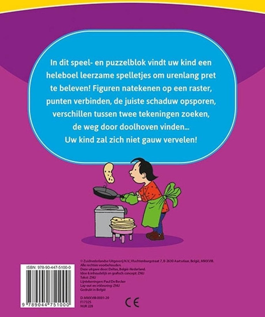Oefenboek spelletjes 6-8 jaar