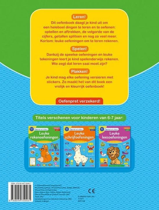 Oefenboek rekenen 6-7 jaar
