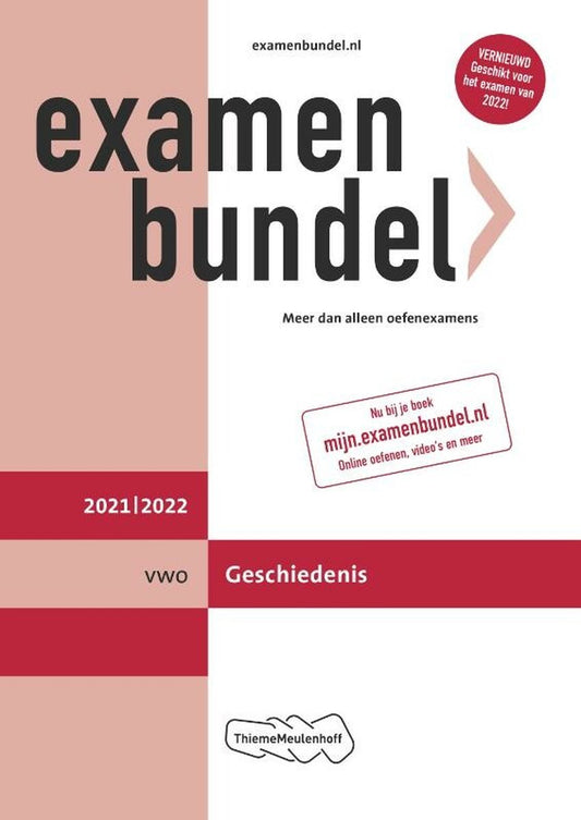 Examenbundel vwo geschiedenis