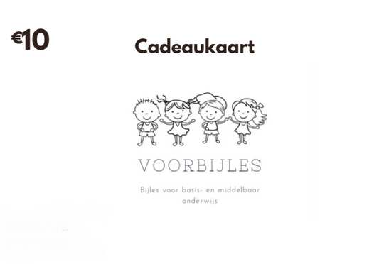 Cadeau kaart VoorBijles