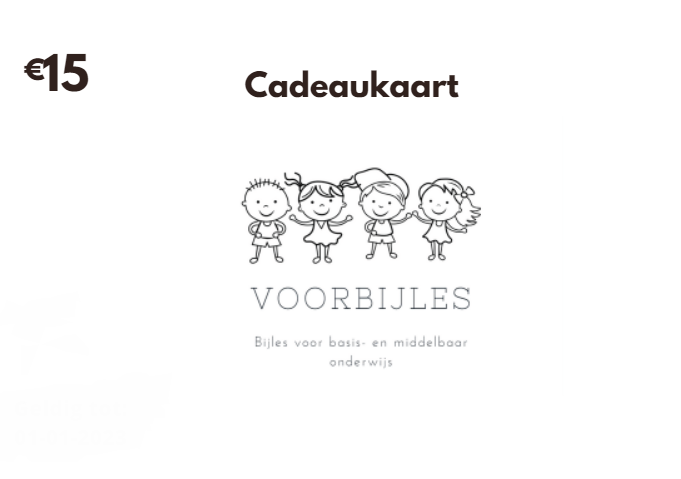 Cadeau kaart VoorBijles