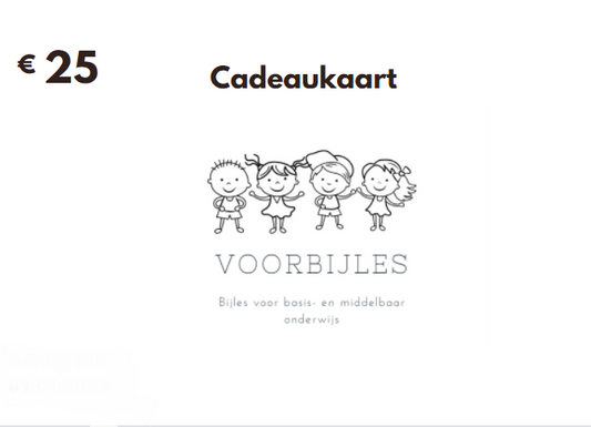 Cadeau kaart VoorBijles